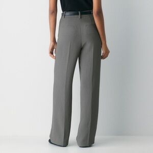 Wilfred Effortless Wide Leg Crepette Trousers - Grey, Women’s 12